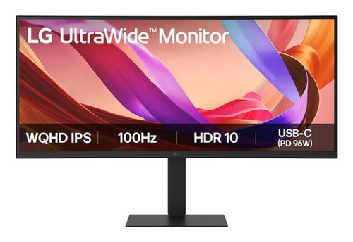 34u650a display curvo - display,