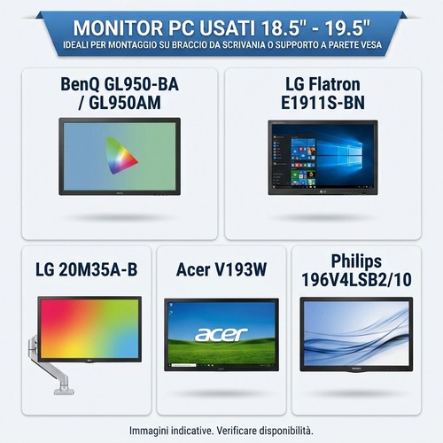 Monitor 19 5 - 18,5"-19,5", usati